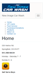 Mobile Screenshot of newimagecarwash.com